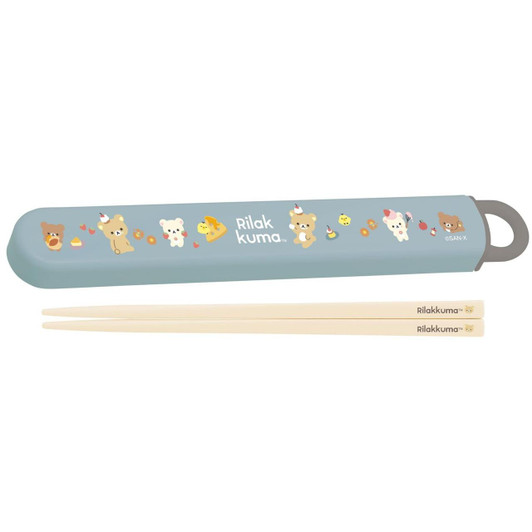  San-x Rilakkuma LU/M Chopsticks And Chopsticks Case KA26901 