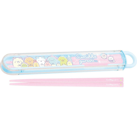  San-x Sumikko Gurashi LU/M Chopsticks & Chopstick Case KA27902 