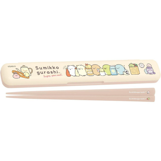  San-x Sumikko Gurashi Lunchbox Chopsticks And Chopstick Case KA28001 