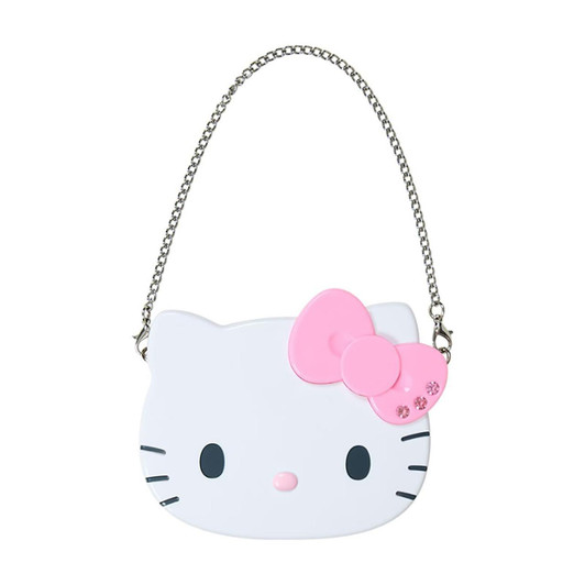  Sanrio Other Chain-Linked Double-Sided Mirror (I Love Hello Kitty) Hello Kitty Pink Mirror Makeup Portable 