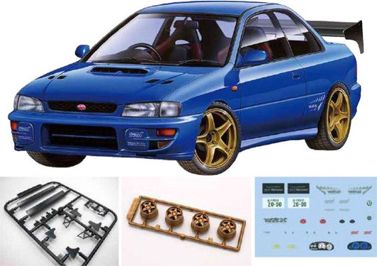  Fujimi 1/24 Inch-up Series Subaru Impreza Sti Version VI (w/GT, W Wing) Plastic Model 