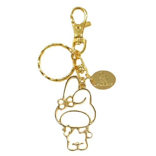 Other Sanrio Characters Gold Keychain Kuromi 