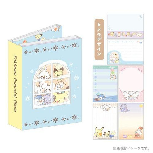 Pokemon Center Original Pokemon Center Pata Pata Memo Winter PokePeace
