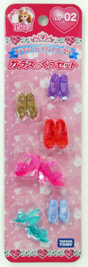 Takara Tomy Licca Doll Glass Slippers Set  doll not included  (486893)