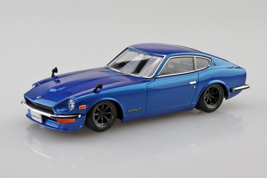 Aoshima RakuPla Snap Kit No.15CU-BE No. Nissan S30 Fairlady Z Custom (Blue Metallic) Plastic Model 