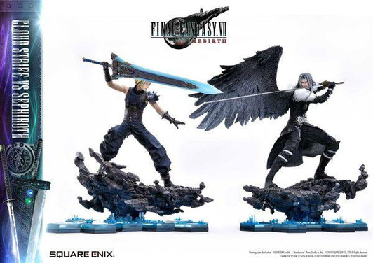  Square Enix Masterline Final Fantasy VII Rebirth  - 1/4 Figure Cloud Strife vs Sephiroth 