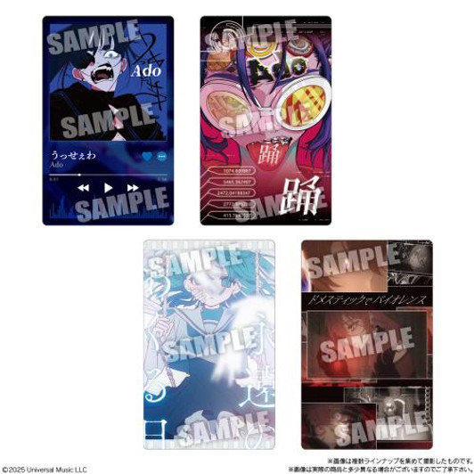  Bandai Candy Ado Metallic Card Collection 20pcs Box 