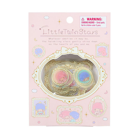  Sanrio LittleTwinStars Sticker Set (Frame Design) Model Number: 678953 