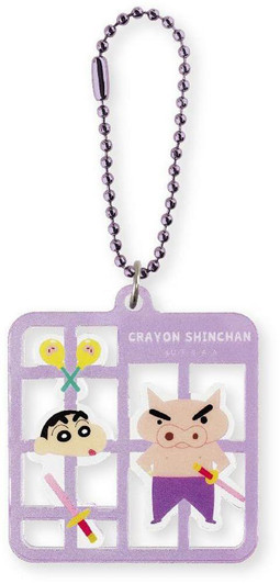  T's Factory Shinchan Plastic Model Style Keychain Buriburizaemon 