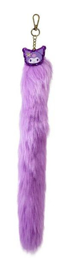  T's Factory Sanrio Fluffy Tail Keychain Kuromi 