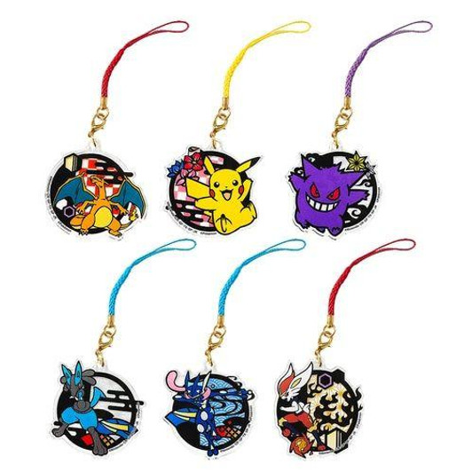 Pokemon Center Original Pokemon Center Kirie Series Acrylic Strap B 