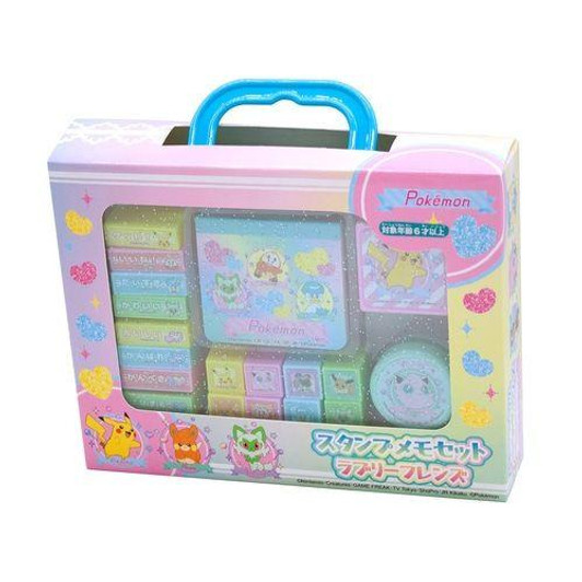 Pokemon Center Original Pokemon Center Stamp Memo Set Lovely Friends