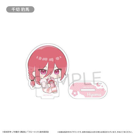 Other Tapioca Blue Lock Acrylic Stand Kurumi Pajamas Mini Character Ver. Chigiri Hyoma 
