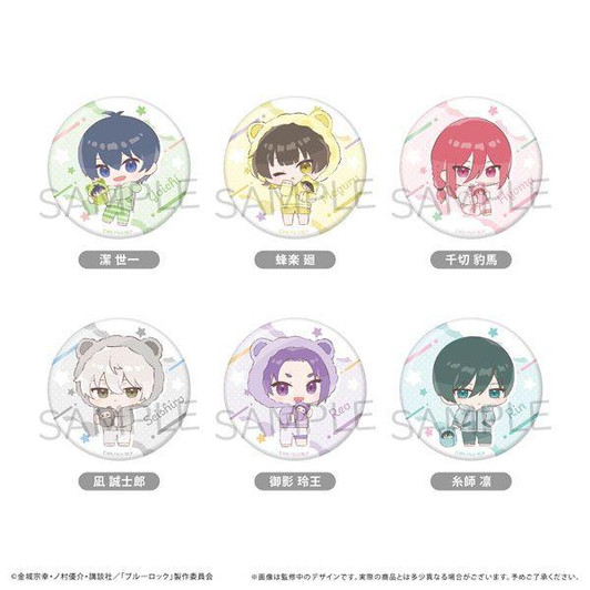 Other [Tapioca] Blue Lock Trading Can Badge Kurumi Pajamas Mini Character Ver. (BOX 6 Pcs.) 