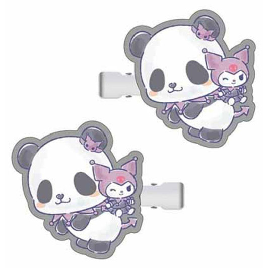  HASEPRO Jujutsu Kaisen Sanrio Hair Clip 04 Panda Kuromi 