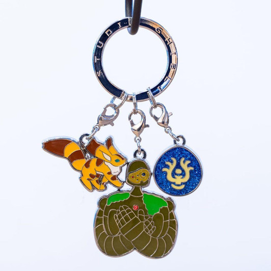 Other Castle In The Sky Three-Link Keyring Robot Soldier 