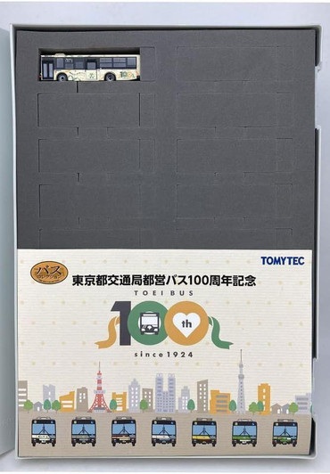  Tomytec Bus Collection Tokyo Metropolitan Bureau of Transportation Toei Bus 100th Anniversary with Special Case (N scale) 