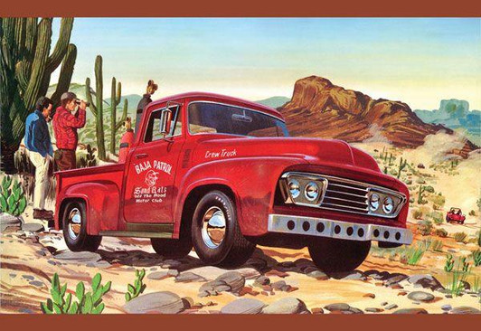  Platz 1/25 1953 Ford Pickup "Baja Patrol" Plastic Model 