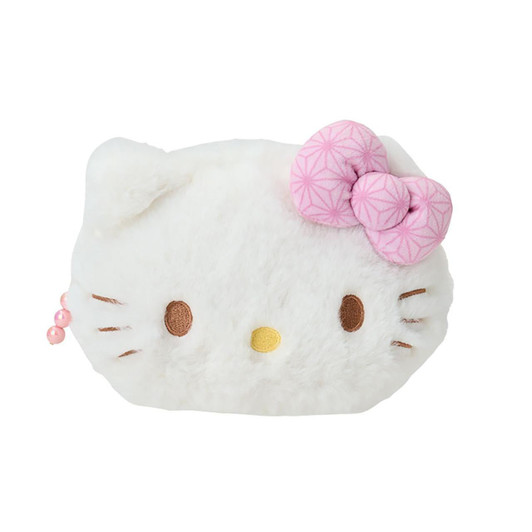  Sanrio Hello Kitty Face-Shaped Pouch (Pastel Harmony) 417441 