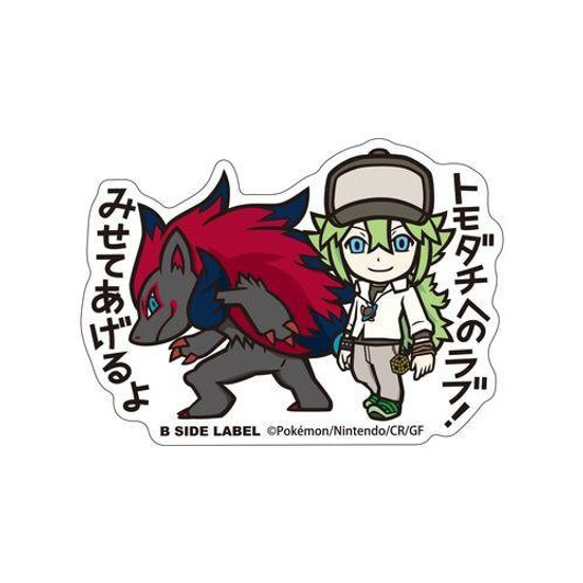 Pokemon Center Original Pokemon Center B-Side Label Pokemon Sticker N & Zorua