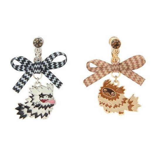 Pokemon Center Original Earring Similar Design Zigzagoon & Galarian Zigzagoon