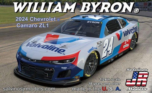  Platz 1/24 William Byron #24 Valvoline Chevrolet Camaro ZL1 NASCAR 2024 Plastic Model 