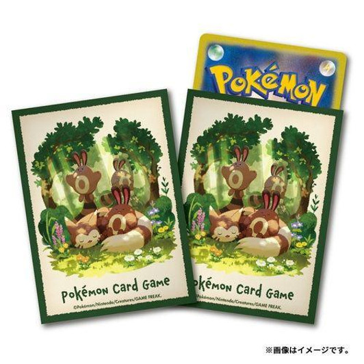 Pokemon Center Original Pokemon Card Game TCG Deck Sleeves Sentret & Sentret