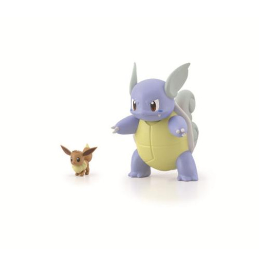  Bandai Candy Pokemon Scale World Kanto Region No.03 Eevee & Wartortle 