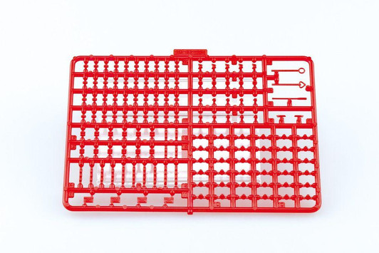  Aoshima 1/32 Decoration Truck Parts No.11-RE Marker Lamp 4 Sheet Set (Clear Red) 