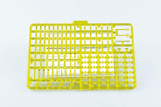  Aoshima 1/32 Decoration Truck Parts No.11-YE Marker Lamp 4 Sheet Set (Clear Yellow) 