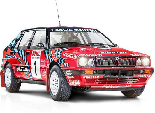  Platz 1/12 Lancia Delta HF Integrale 16V 1989 Rallye Sanremo Plastic Model 