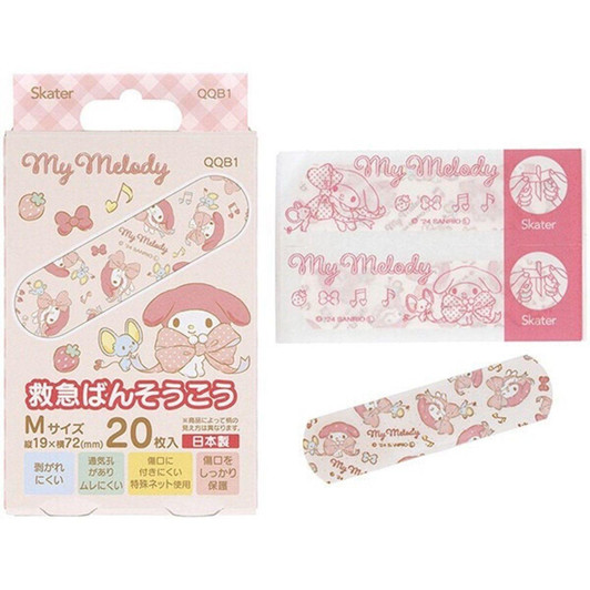  Skater First Aid Bandage My Melody Big Ribbon 
