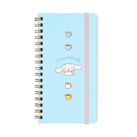  Sanrio Cinnamoroll Slim Ring Notebook with Elastic Band 430811 
