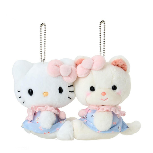  Sanrio Hello Kitty Plush Toy Collection Mascot Holder Set 899640 