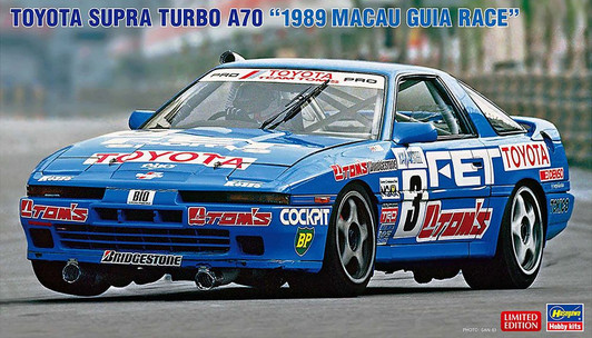 Hasegawa 1/24 Toyota Supra Turbo A70 "1989 Macau Guia Race" Plastic Model