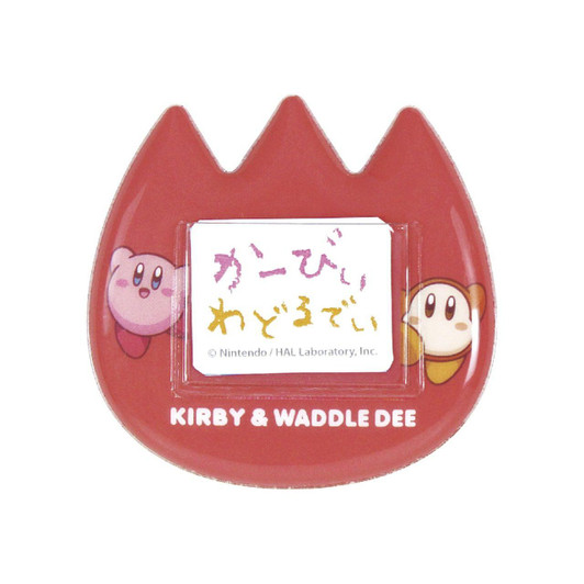  T's Factory Kirby Of The Stars Name Badge Flower Group / Kirby & Waddle Dee 