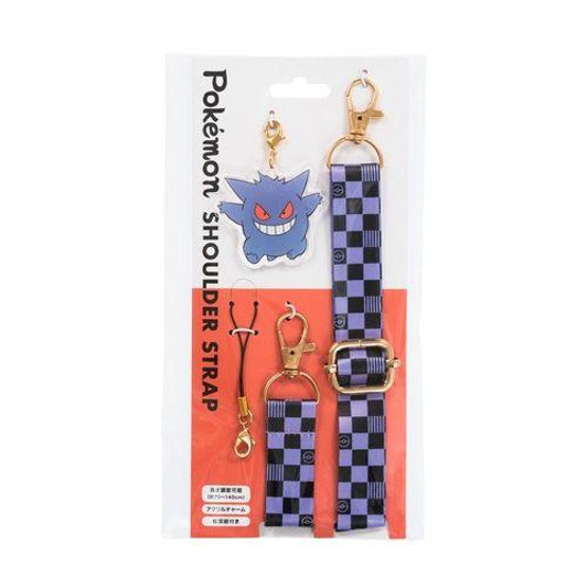 Pokemon Center Original Pokemon Center Japanese Pattern Shoulder Strap Gengar