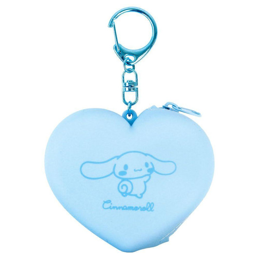  T's Factory Sanrio Heart-Shaped Silicone Mini Pouch Cinnamoroll 