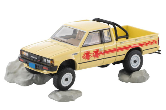  Takara Tomy Tomica Limited Vintage Neo LV-N321a Nissan Truck 4X4 King Cab (Yellow) North America 