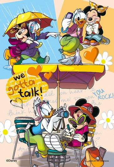  Yanoman Jigsaw Puzzle Disney Happy Vacation (204 Pieces) 