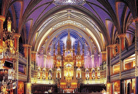  Apollo-sha 49-401 Jigsaw Puzzle Heavenly Beauty Notre-Dame Canada Double-sided Puzzle Super Small Piece (1053 Pieces) 