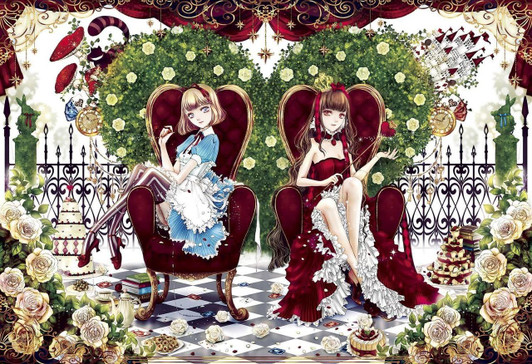  Apollo-sha 46-517 Jigsaw Puzzle Alice and the Queen (450 Pieces) 