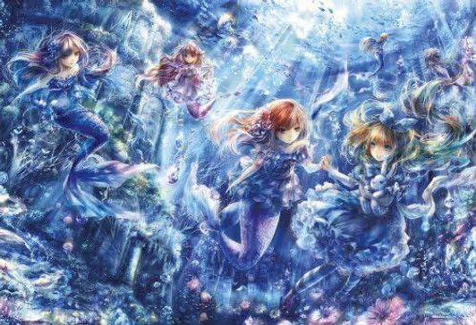  Apollo-sha 48-730 Jigsaw Puzzle Marine Alice (Onineko) (300 Pieces) 