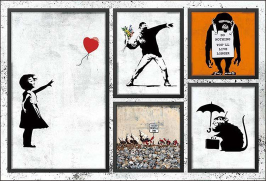 Beverly 1000-035 Jigsaw Puzzle COLLECTION (Banksy) (1000 Pieces) 