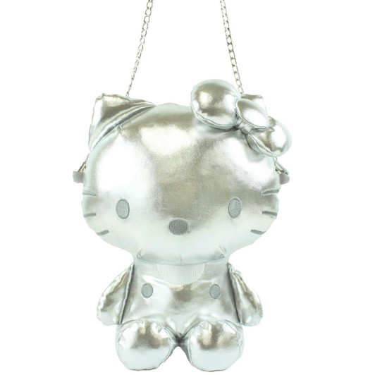 Other Sanrio Kitty Metallic Body Shoulder Bag Silver 