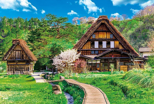 Beverly Jigsaw Puzzle The beautiful gassho-style Shirakawa-go (1000 Pieces) 