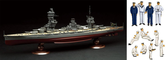  Fujimi 1/350 Ship Model Series No.6 EX-3 Japanese Navy Battleship Fuso (with Imperial Navy Crew Figures) Plastic Model 