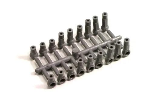 Kyosho UM112HC 4.8mm Ball End (Hard/Gunmetal)