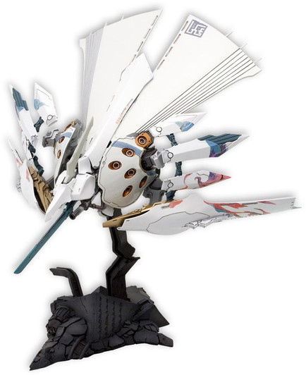 Kotobukiya 1/144 Ikaruga Hitekkai Ginkei (White) Plastic Model