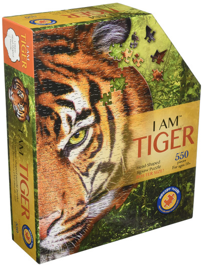 Beverly SHP-025 Jigsaw Puzzle Big Face Tiger (550 Pieces)